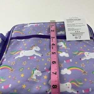 Whimsical Purple Unicorn Bag with Insulated Design